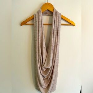 Tuck glitter halter top